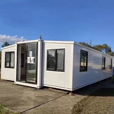 拡張可能な3 ベッド 輸送コンテナ 74m2の防水住宅 家族生活のために