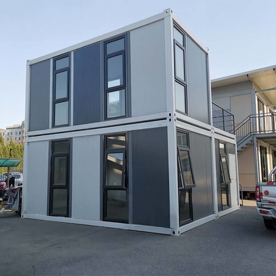 20フィート&40フィート フラットパック 洗面所付き プリファブリック小屋