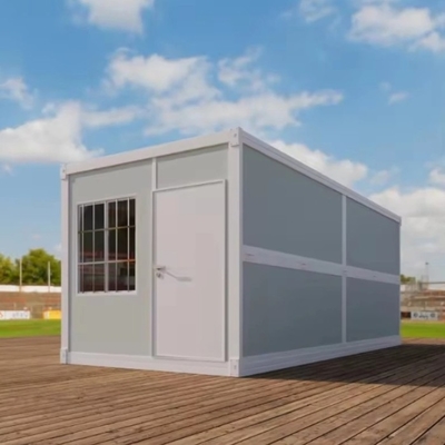 経済的な屋外モジュール型コンテナハウス 居住スペース 柔軟な組み立て 折りたたみ 2階建てのコンテナハウス
